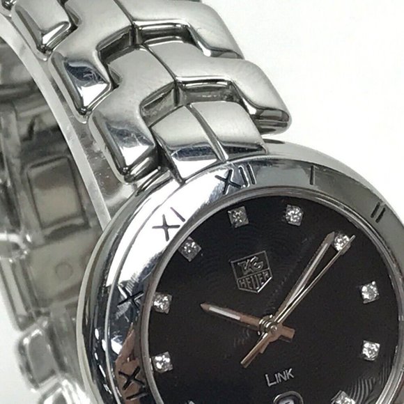 Auth TAG HEUER WAT1410.BA0954 Link date 11PDiamond Women's Wristwatch - Picture 4 of 7